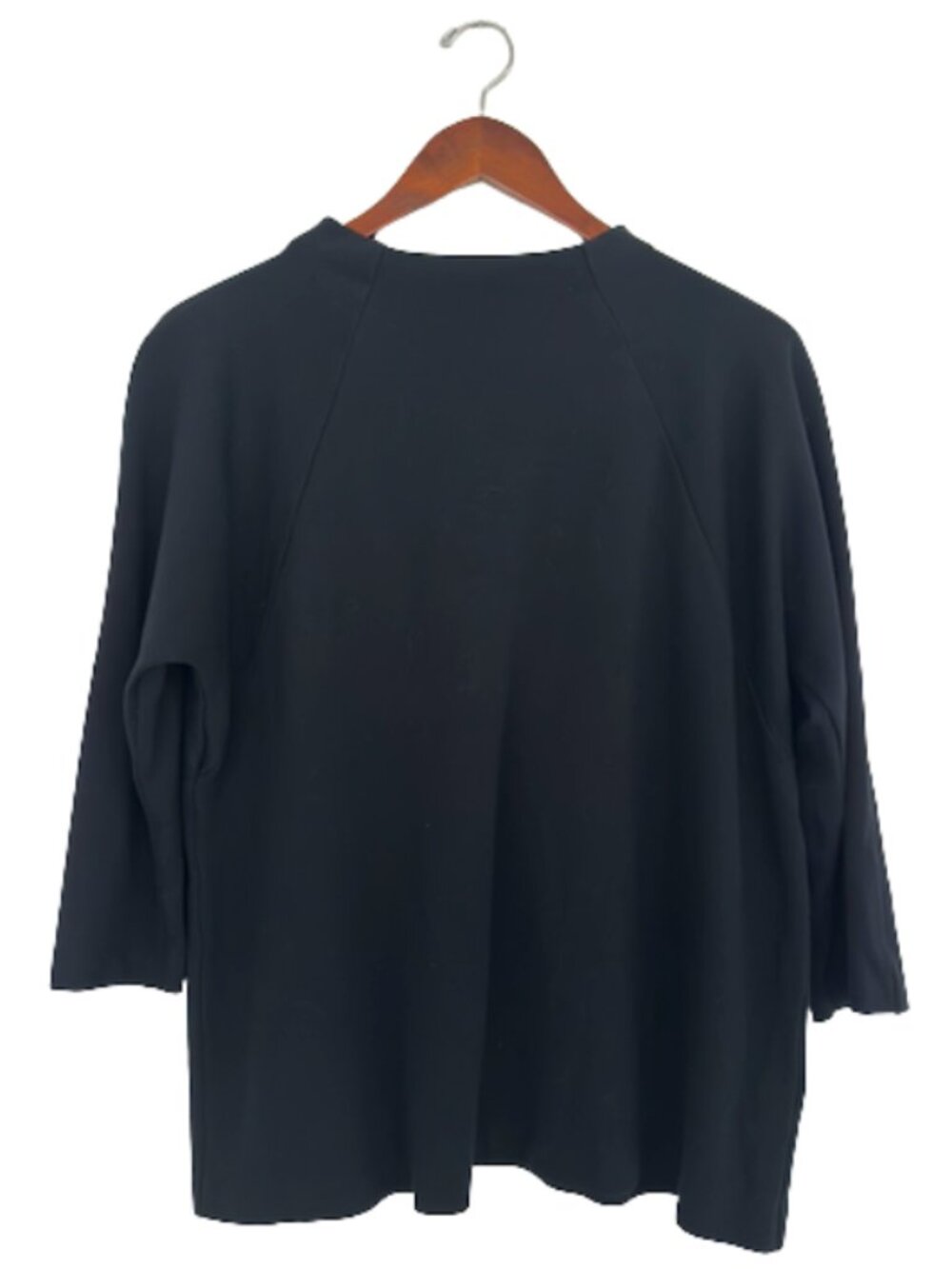 J. Jill Ponte Knit Mock Neck Top Large EUC